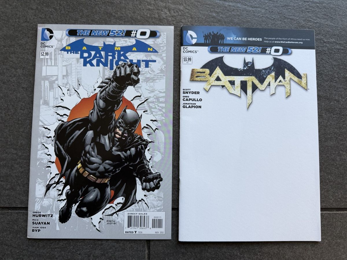 BD: DC Comics Batman The New 52 #0 2er Set – D'occasion à Zürich par cENS0R
