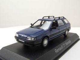Renault 21 Nevada Phase II 1989-1995 dunkelblau / schwarz