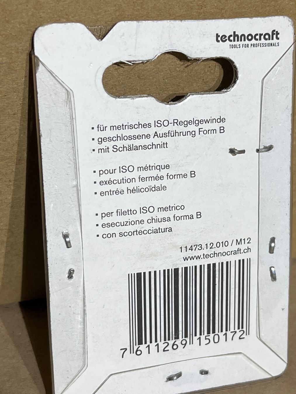 Technocraft Tutti gli attrezzi: Technocraft HSS Schneideisen M12 – Nuovo e nell'imballaggio originale da Tann venduto da Mad_less 1