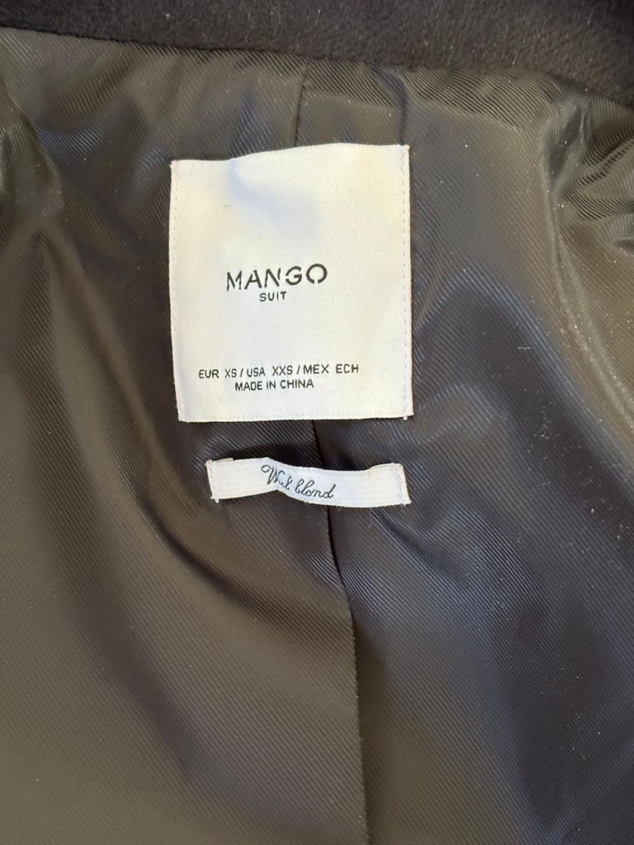 Mango Mäntel: Blauer Mantel mit Wollen von Mango – Neu (gemäss Beschreibung) aus Hedingen von julesli 3