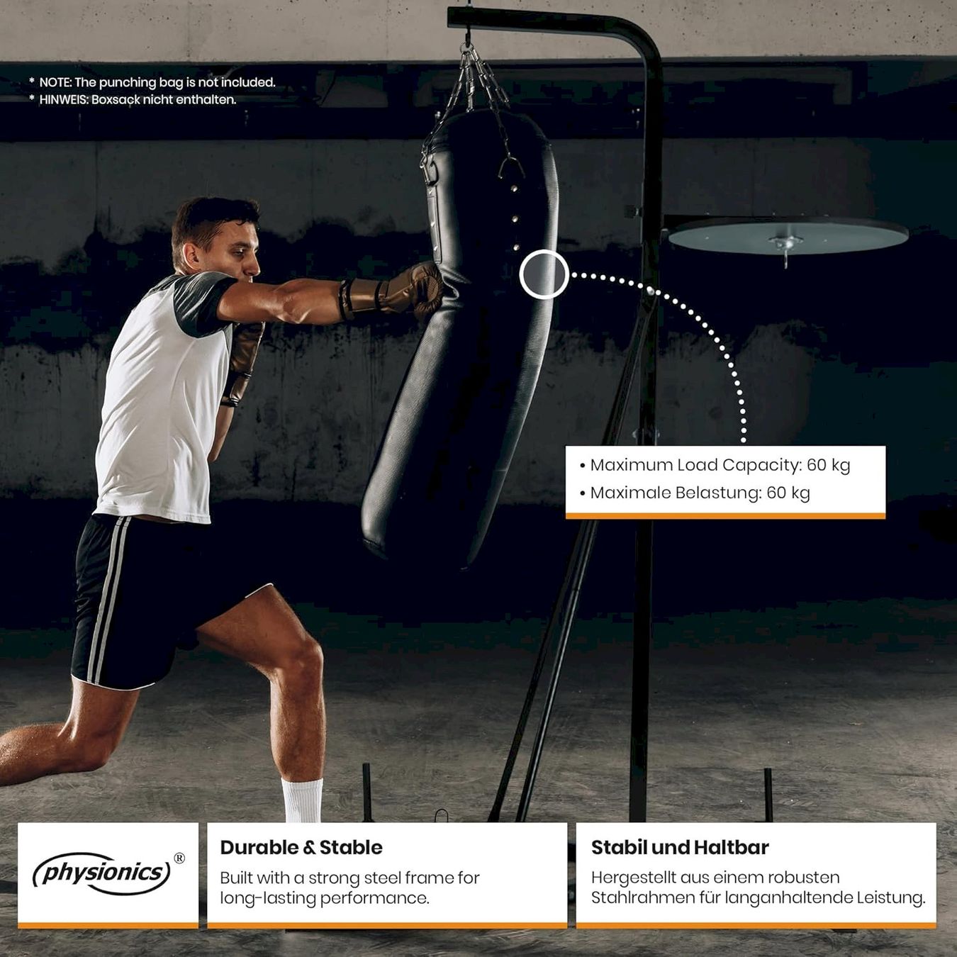 Sacs de frappe: Physionics Boxsackständer + Punchingball – Neuf avec emballage d'origine à Bottighofen par zaap 2
