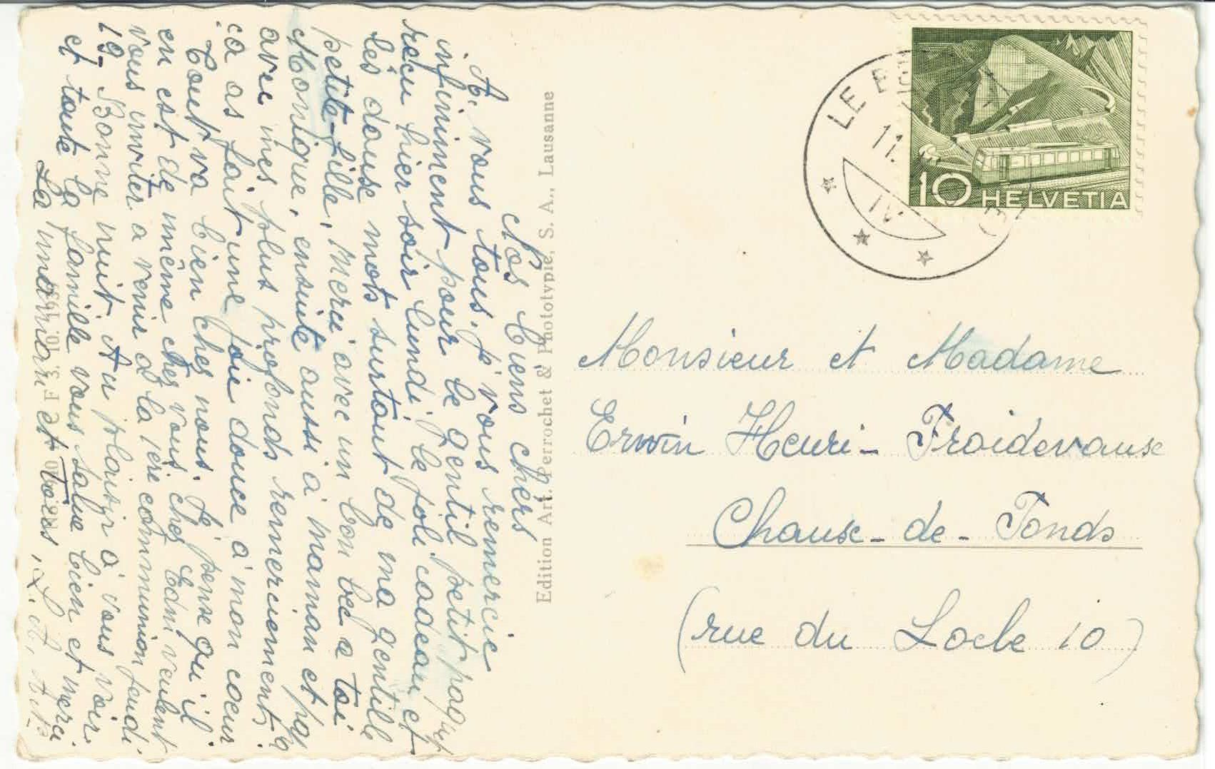 Cartoline postali: Saignelegier - L'Hopital – Usato da Ettingen venduto da Kartenplanet 1