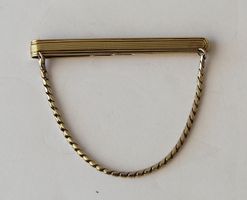 Vintage Krawattennadel Silber 800 EP mit Kette