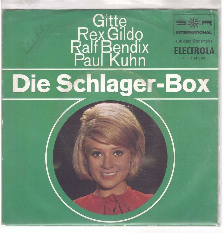 Vinyles: Single7  Die Schlager-Box  --  Ralf Bendix/Gitte (EP) – D'occasion à Rheinau par asteng