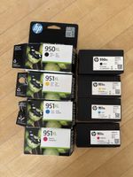 HP original Tintenpatronen 950XL und 951XL