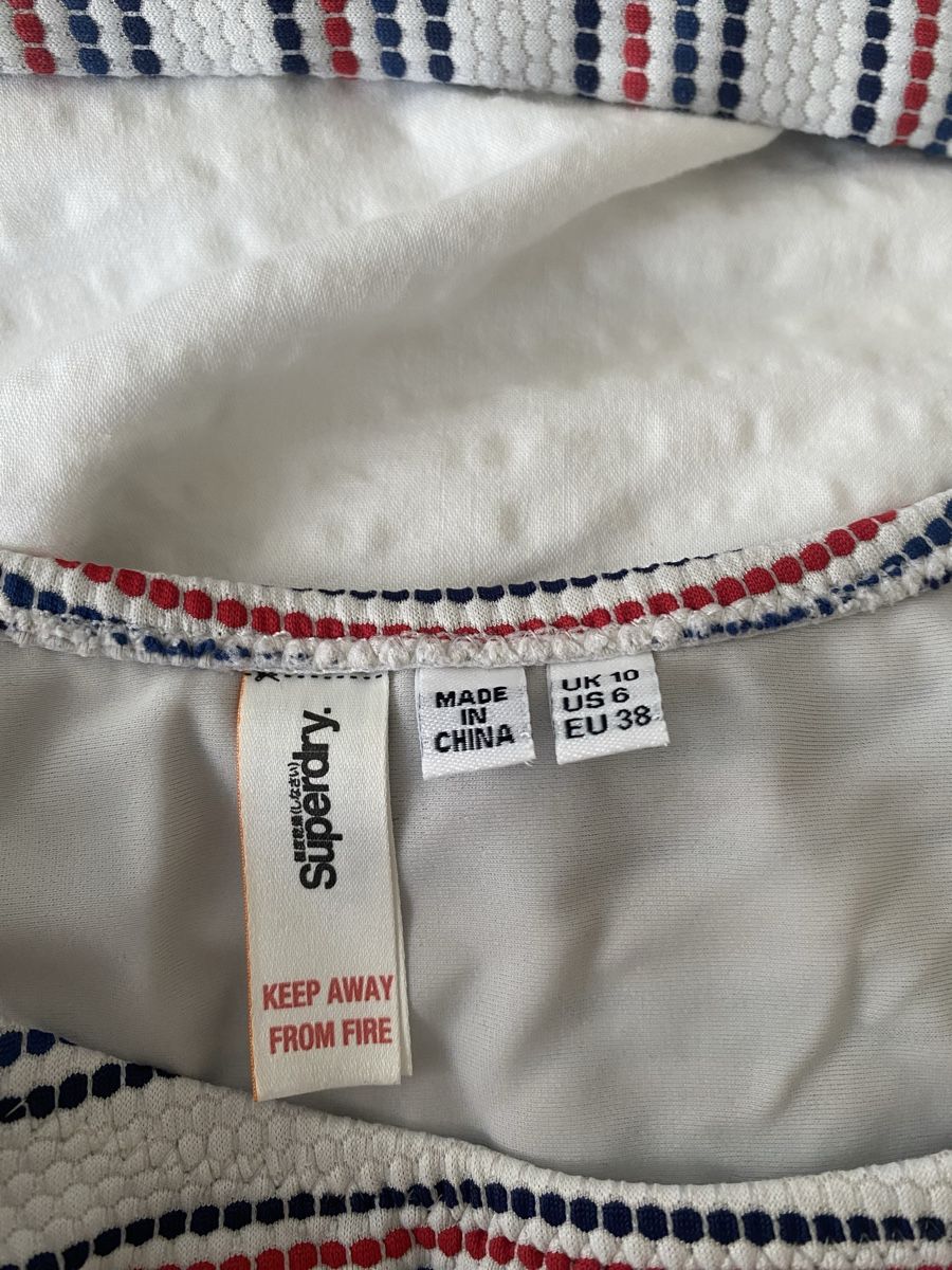 Superdry Costumi da bagno & Bikini: Bikini Superdry rot blau weiss – Usato da Zürich venduto da yae56 1