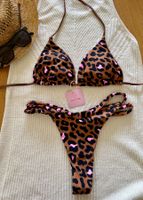 💥LAST CHANCE! Bikini Leo Print Gr. S - Gratis Versand - NEU