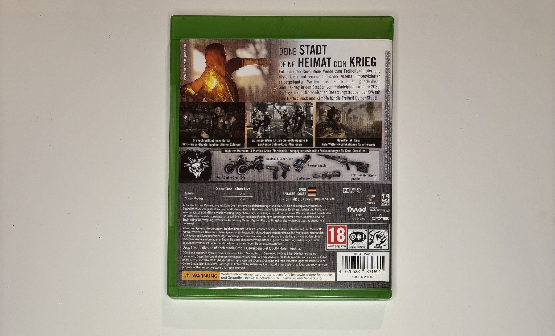 Giochi: XBOX One - Homefront: The Revolution – Usato da Allschwil venduto da Bullach 2