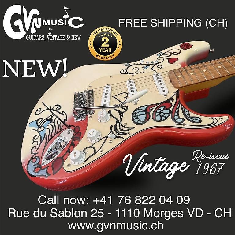 Strumenti musicali: Fender Stratocaster Monterey Jimi Hendrix. Collector – Usato da Morges venduto da GvnMusic 1