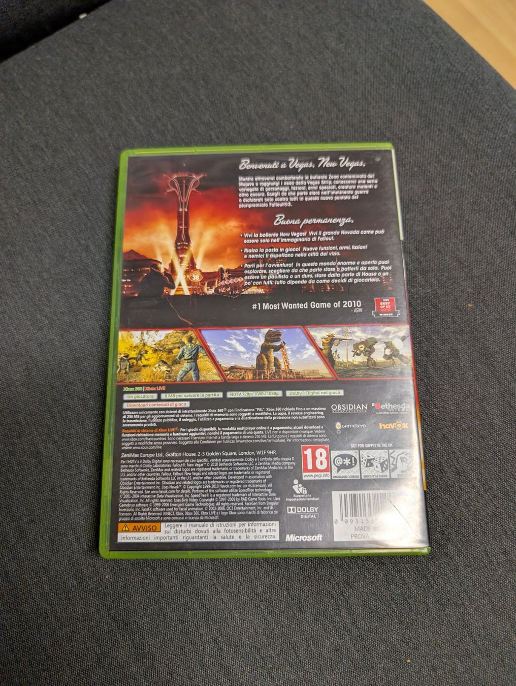 Giochi: Fallout new Vegas Microsoft Xbox 360 – Usato da Giubiasco venduto da Ticinerd 1