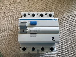 Hager Fehlerstromschutzschalter 25A 0.03A