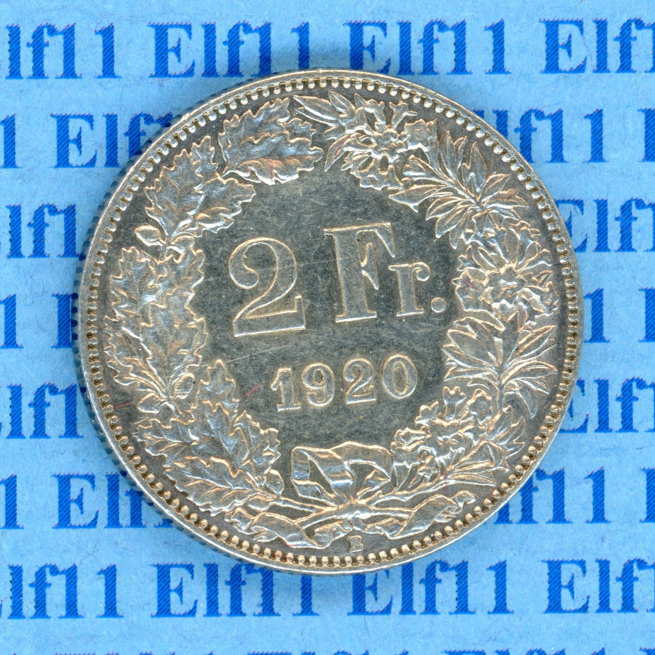 Toutes les monnaies: CHF___2.00 1920 -vz 2 Franken – D'occasion à Widnau par Elf11