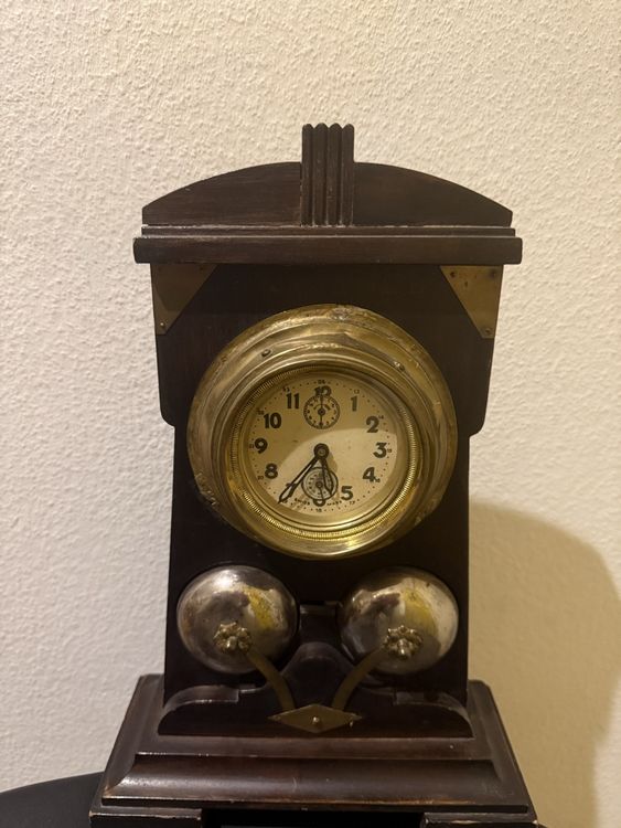 VINTAGE REVEIL DE Marine En Laiton Plastimo Lorient Morbihan Fonctionne