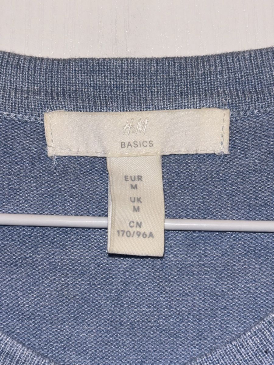 H&M Giacche: H&M Basics Strickjacke Blau Gr. M – Usato da Zug venduto da its_k265 1