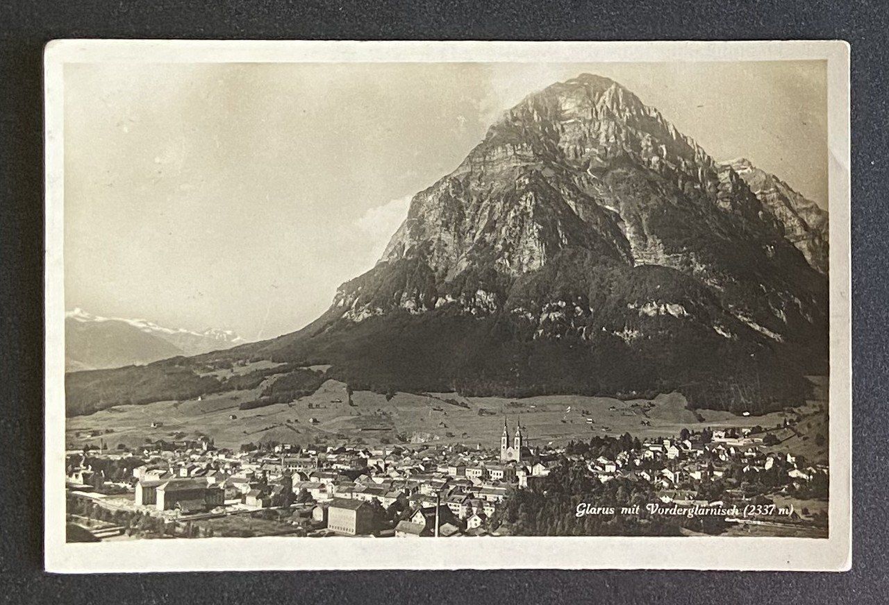Cartes postales: AK Glarus mit Vorderglärnisch – D'occasion à Böckten par Hansi36