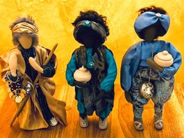 8 Schwarzenberger Krippenfiguren inkl. viele Extras
