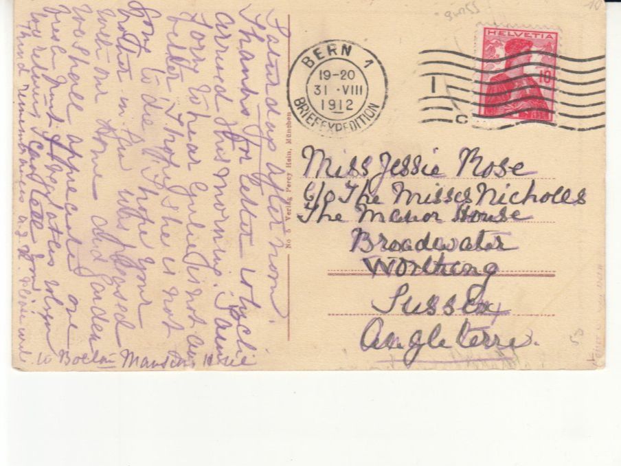 Ansichtskarten: Bern Münster 1912 – Gebraucht aus Bürglen TG von StampGraf 1