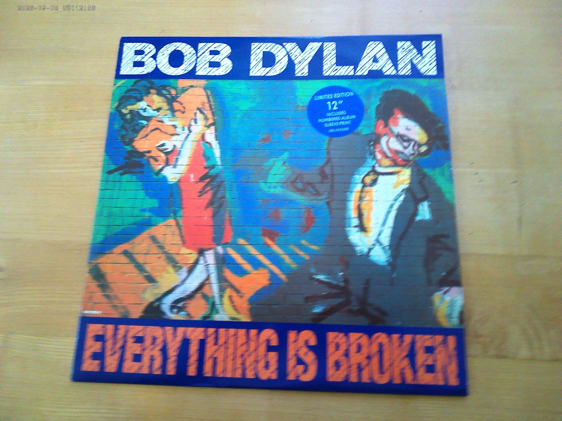 Schallplatten: BOB DYLAN Everything Is Broken UK 1989 - with numbered print – Neu und originalverpackt aus Zofingen von mooni89