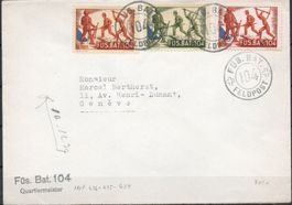 Militärbrief 2.Wk Mit Soldatenmarke