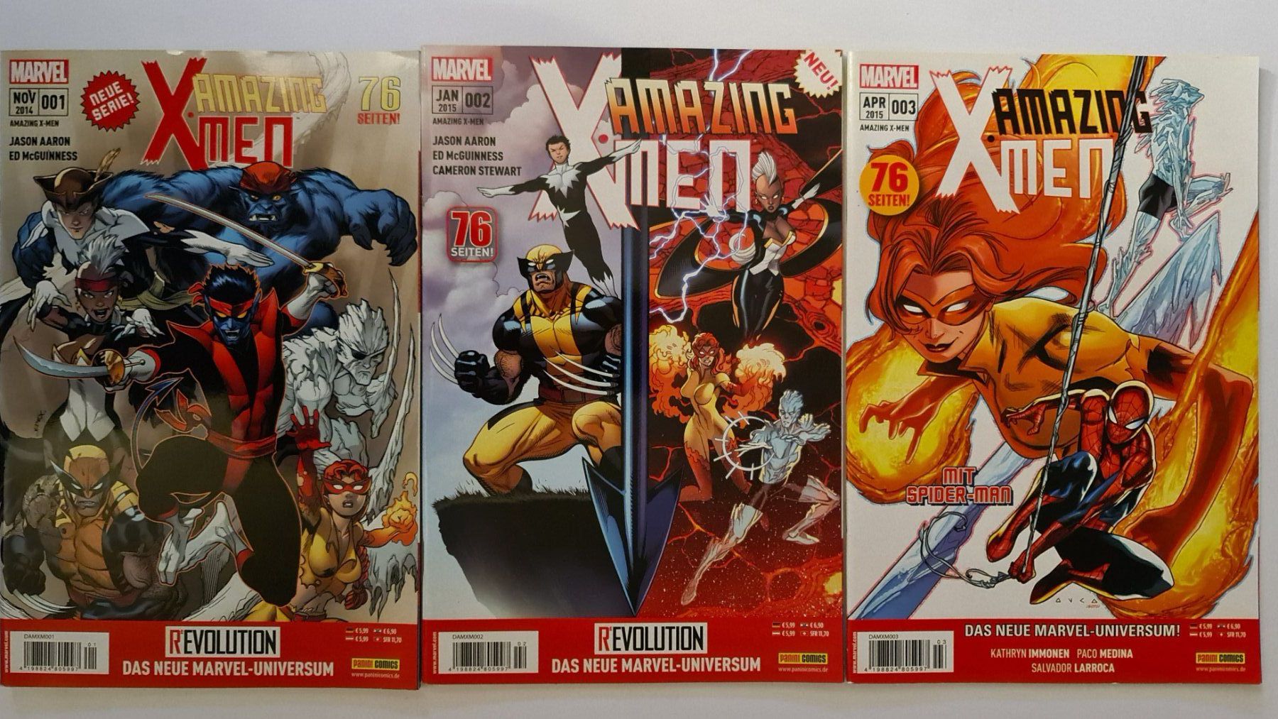 Fumetti: Amazing X-Men 1-3 Comic Hefte, Marvel Comics, – Usato da Aesch BL venduto da pri_fp8t