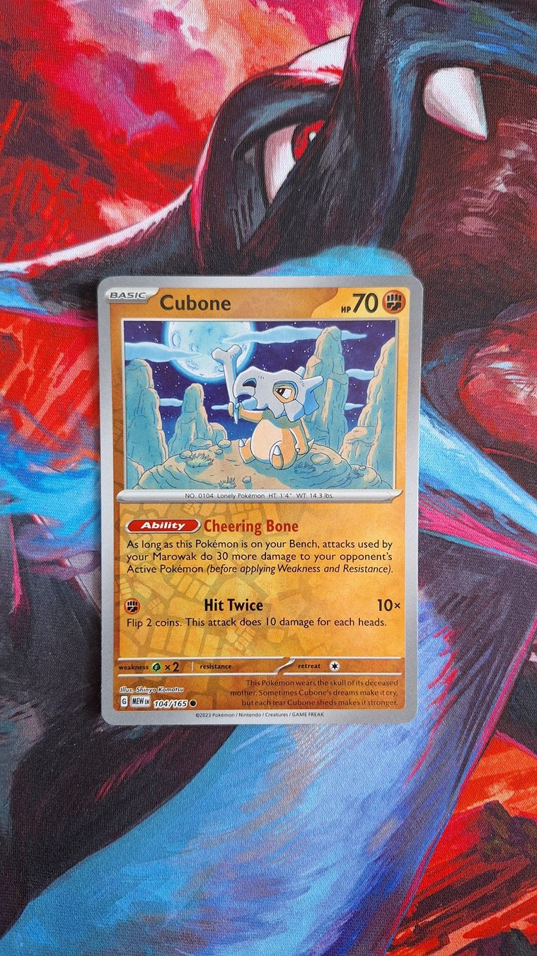 Pokémon Carte collezionabili: Cubone Tragosso - Reverse Holo - Pokemon Mew 151 – Usato da Altstätten SG venduto da GGsGameshop