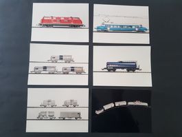 Märklin, 6 photos originales, 18 x 12,6 cm. SBB-CFF, OeBB