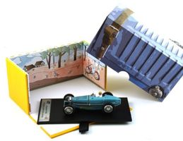 Bugatti T59 "Blue" 1934 w. driver (Le Mans Miniature 1:43)