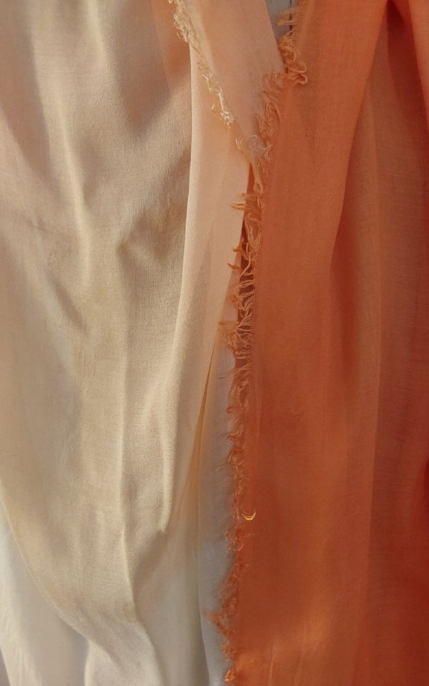 Foulards & écharpes: Schal orange weiss – Neuf (Voir description) à Köniz par scopello12 2