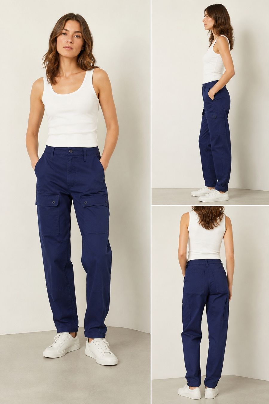 Maje Hosen: Maje Cargo Hose Blau Gr. 38 – Gebraucht aus Niederrohrdorf von gigerch