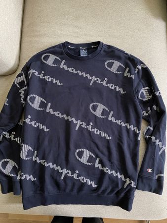 Pull Champion, taille M, bleu - Excellent état