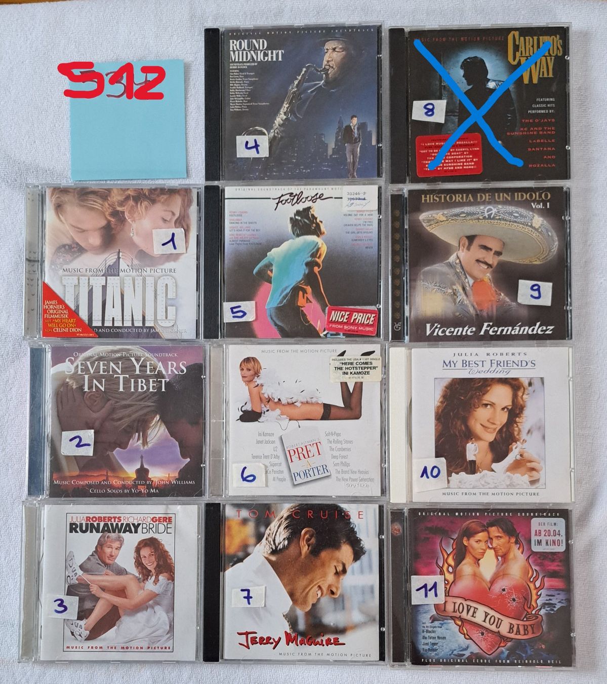 CD: 34 CD Film,  auch einzelne möglich – Usato da Uitikon Waldegg venduto da Smeragol 1