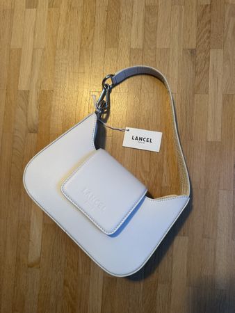 Lancel Handtasche Leder Weiss mit Etikett neu