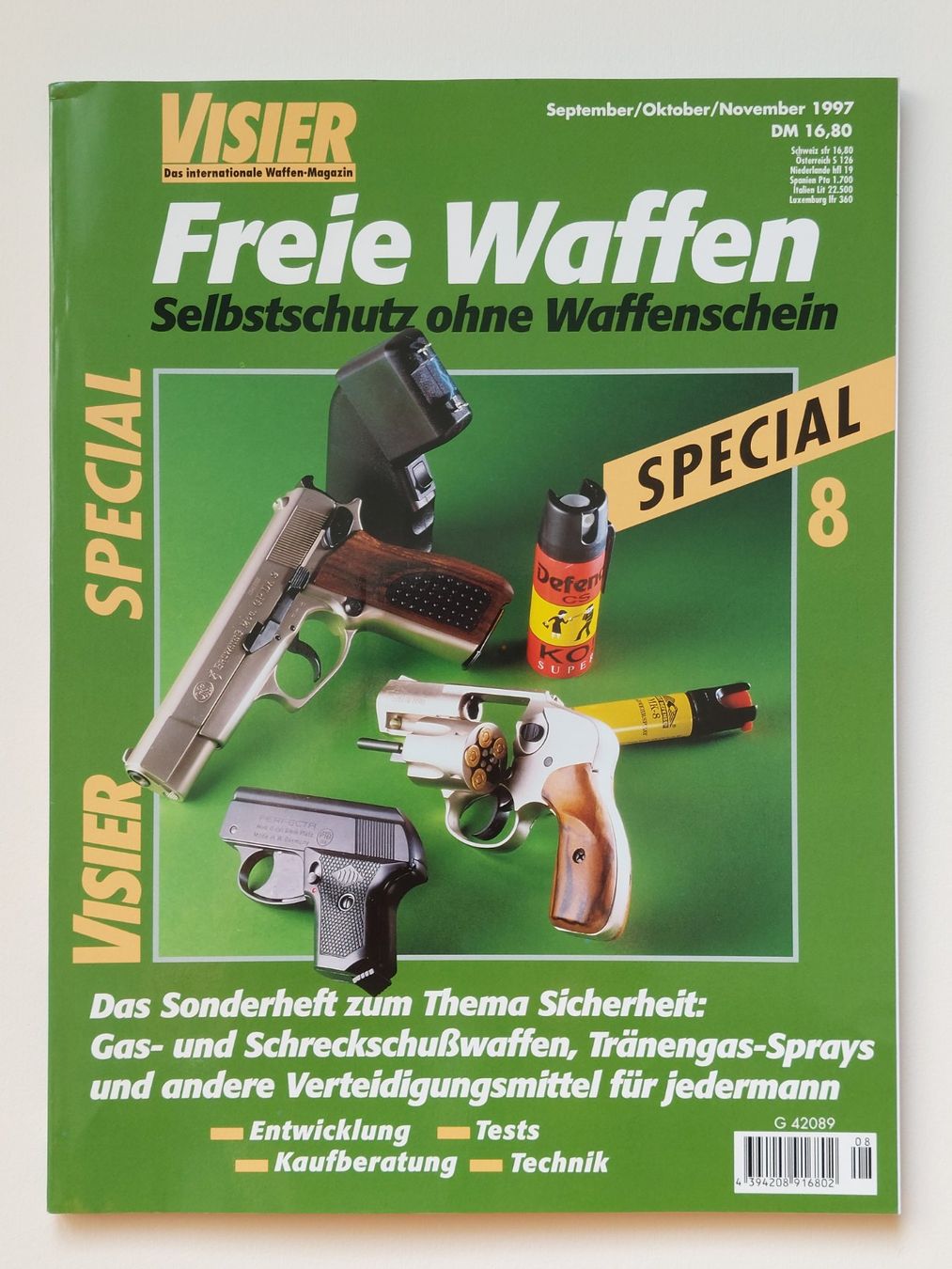 Riviste & Magazine: VISIER Special Nr. 8 - Freie Waffen – Nuovo (secondo la descrizione) da Liebefeld venduto da Helveticus6