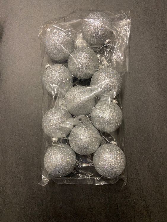 Weihnachtsbaum-Kugeln Glitzer - Christmas - Ersatzteile (Gebraucht) in ...