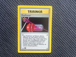 Pokemon PlusPower Trainer 1.Edition Base Set near Mint