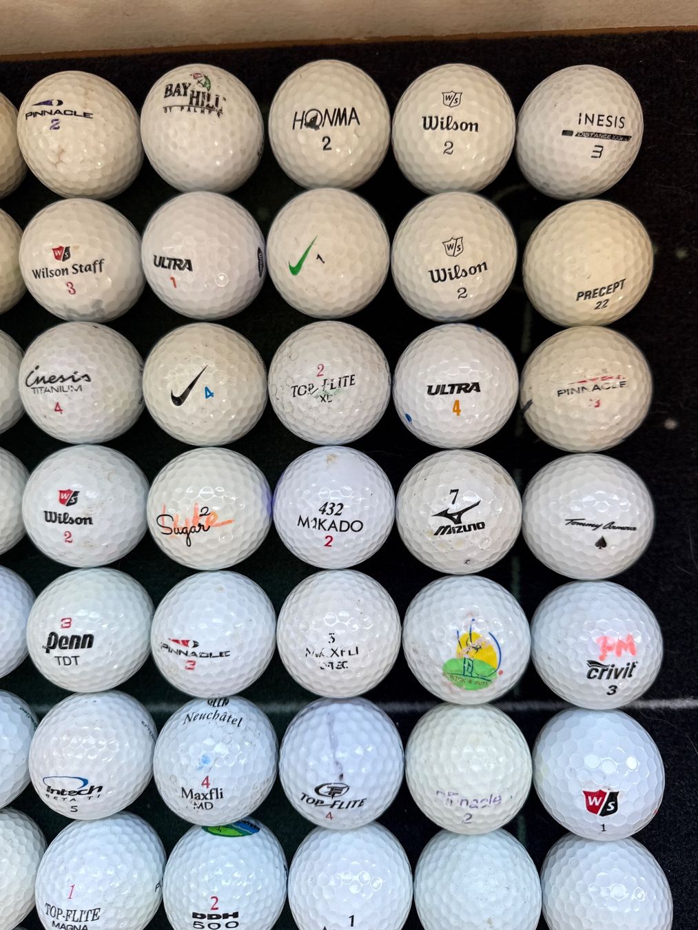 Bälle: 100 diverse Golfbälle, 2. klasse, viel gebraucht – Gebraucht aus Münchenbuchsee von Mantik 1
