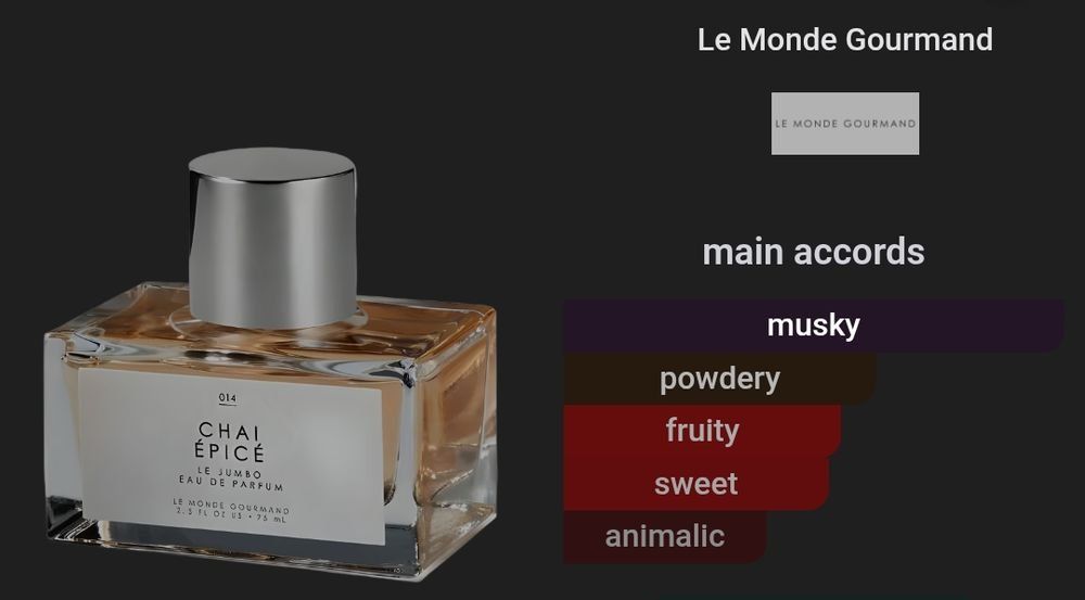 Profumi & Eau de Toilette: Chai Épicé - Le Monde Gourmand – Usato da Basel venduto da Spooky_plants 3