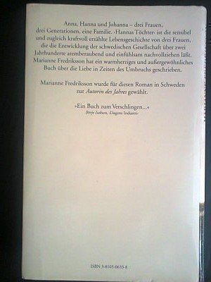 Bücher: Marianne Fredriksson Hannas Töchter – Gebraucht aus Basel von Alacant 2