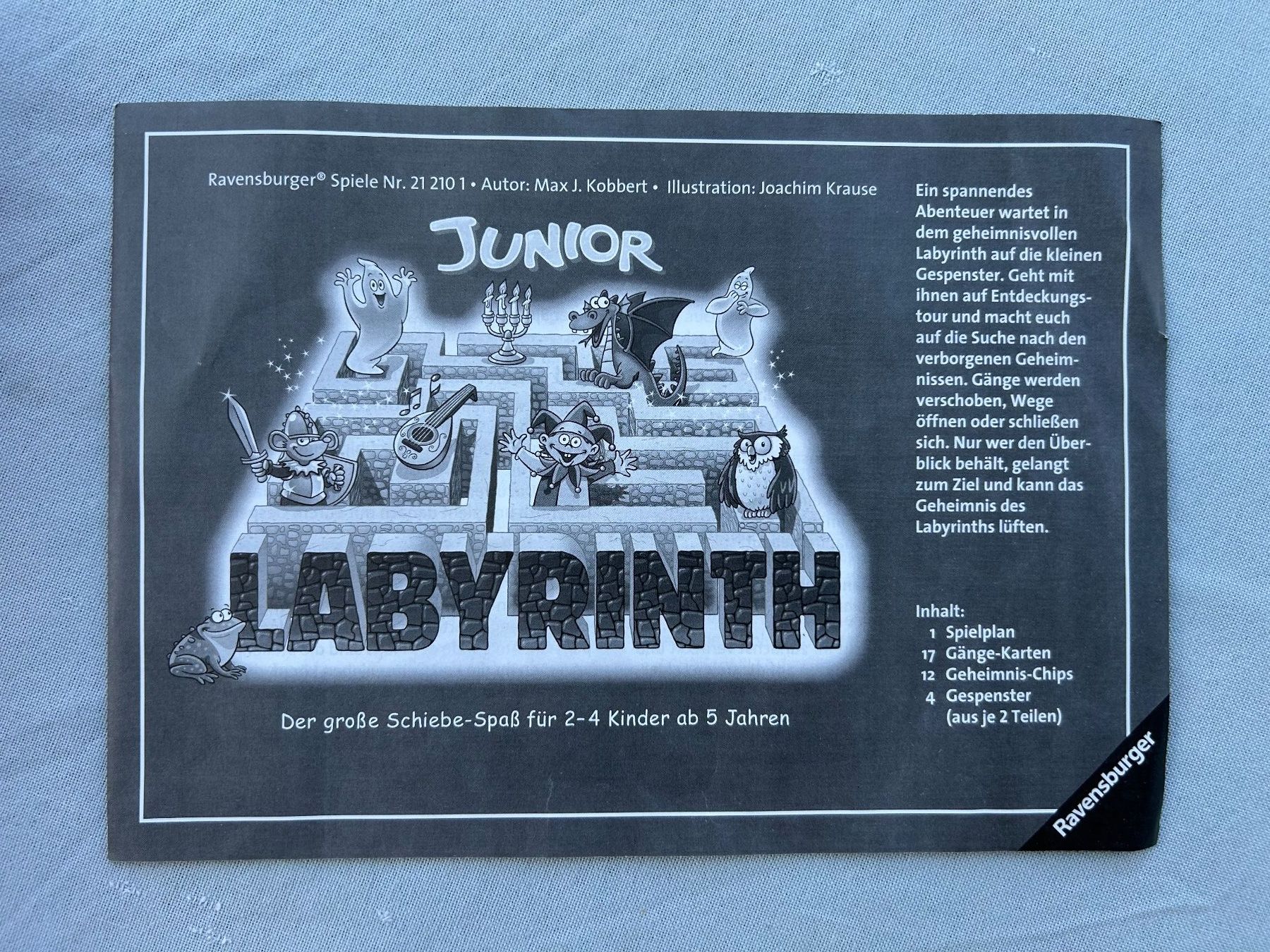 Ravensburger Giochi: Brettspiel Junior Labyrinth Ravensburger ab 5 Jahre – Usato da Gutenswil venduto da Kruemel2010 4