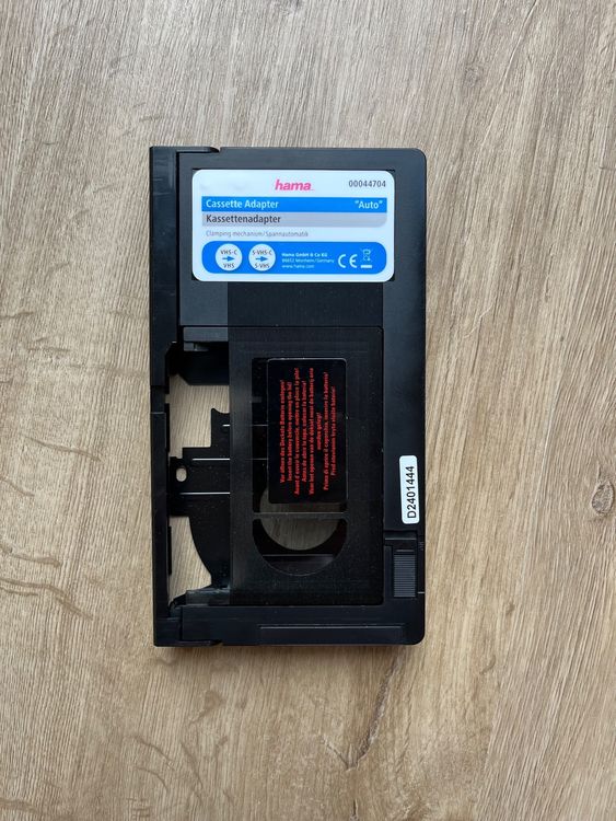 Kassettenadapter VHS-C/VHS Auto