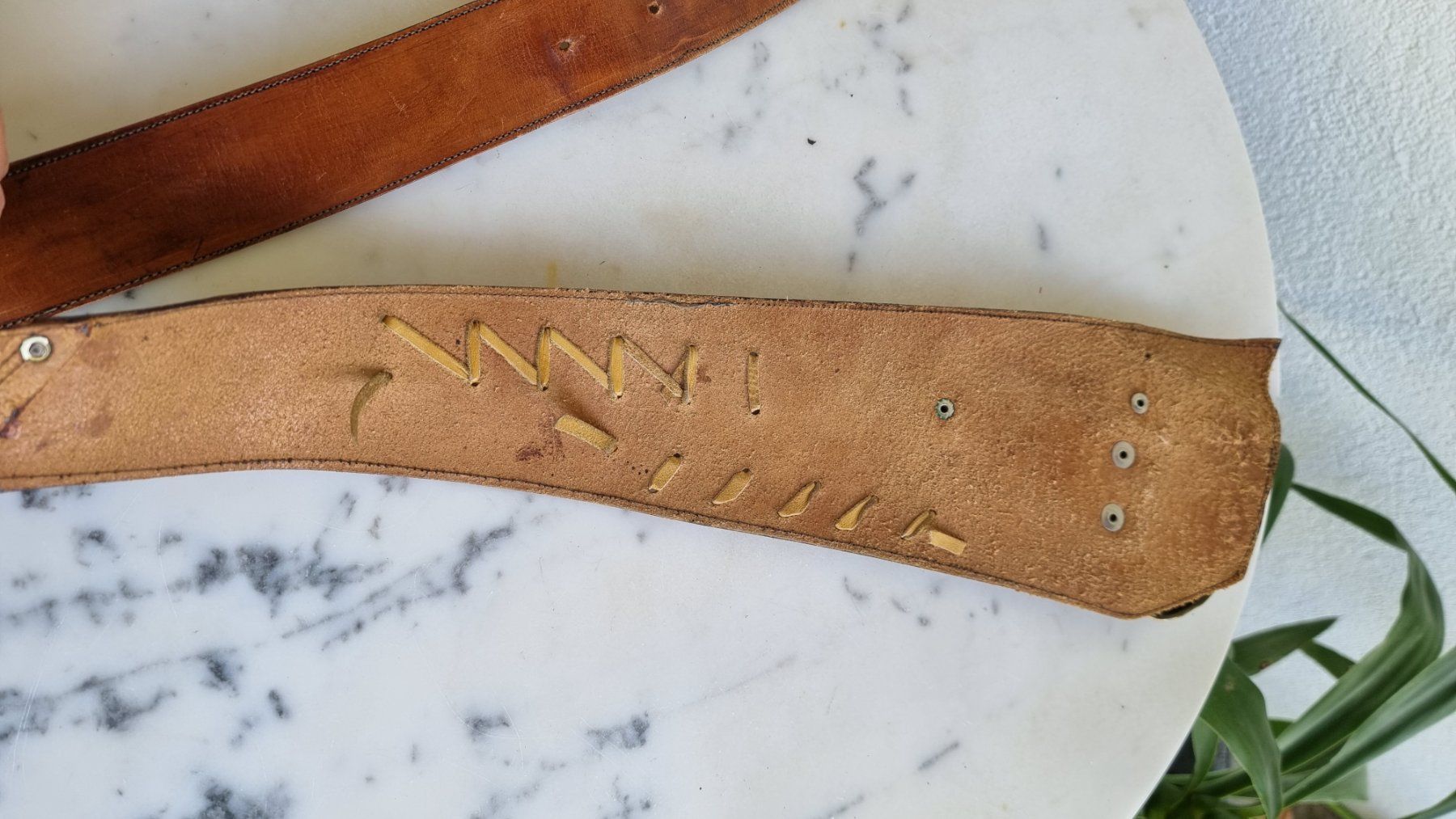 Cinture: Vintage Ledergürtel Boho Western Nieten – Usato da Wald ZH venduto da Martin79 2