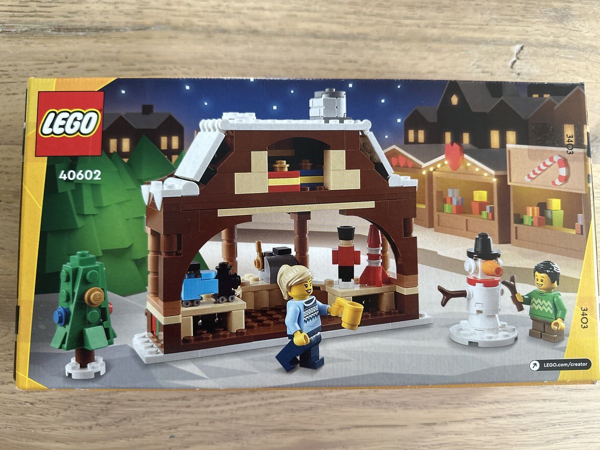 Lego Giocattoli: LEGO 40602 Weihnachtsmarktstand – Nuovo e nell'imballaggio originale da Aathal-Seegräben venduto da Tenaya_V88 1
