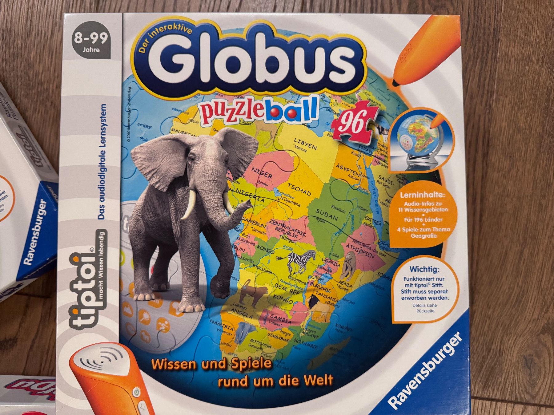 Tiptoi Giochi: Ravensburger Tiptoi Spiele, Puzzle, Globus, Körper-Set – Usato da Wolfhausen venduto da Christina07 2