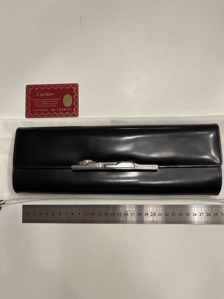 Cartier Borse da donna: Cartier Pochette Soir Noir Élégante et Chic, Authentique – Usato da lausanne venduto da sultan18 8