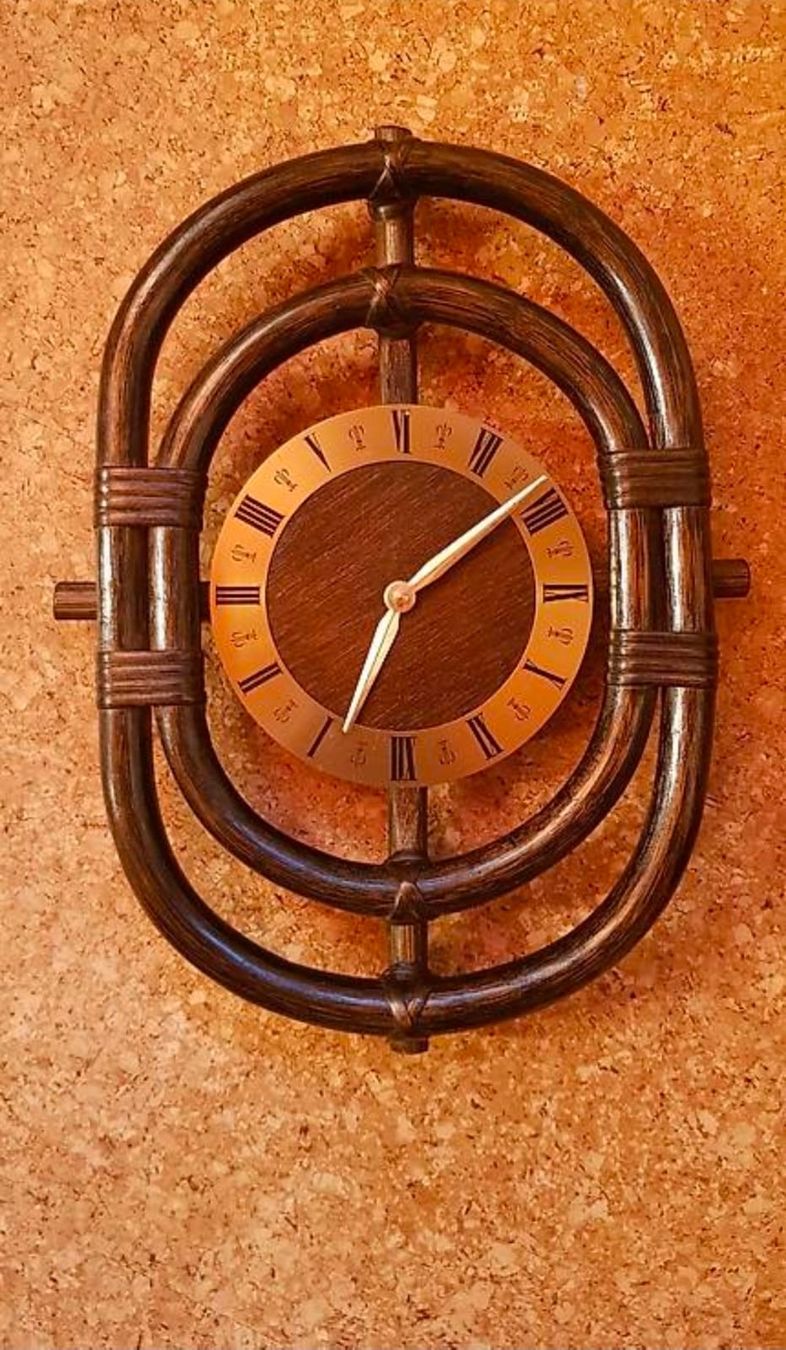 Orologi: Rattanwanduhr – Usato da Dotzigen venduto da Manyscha
