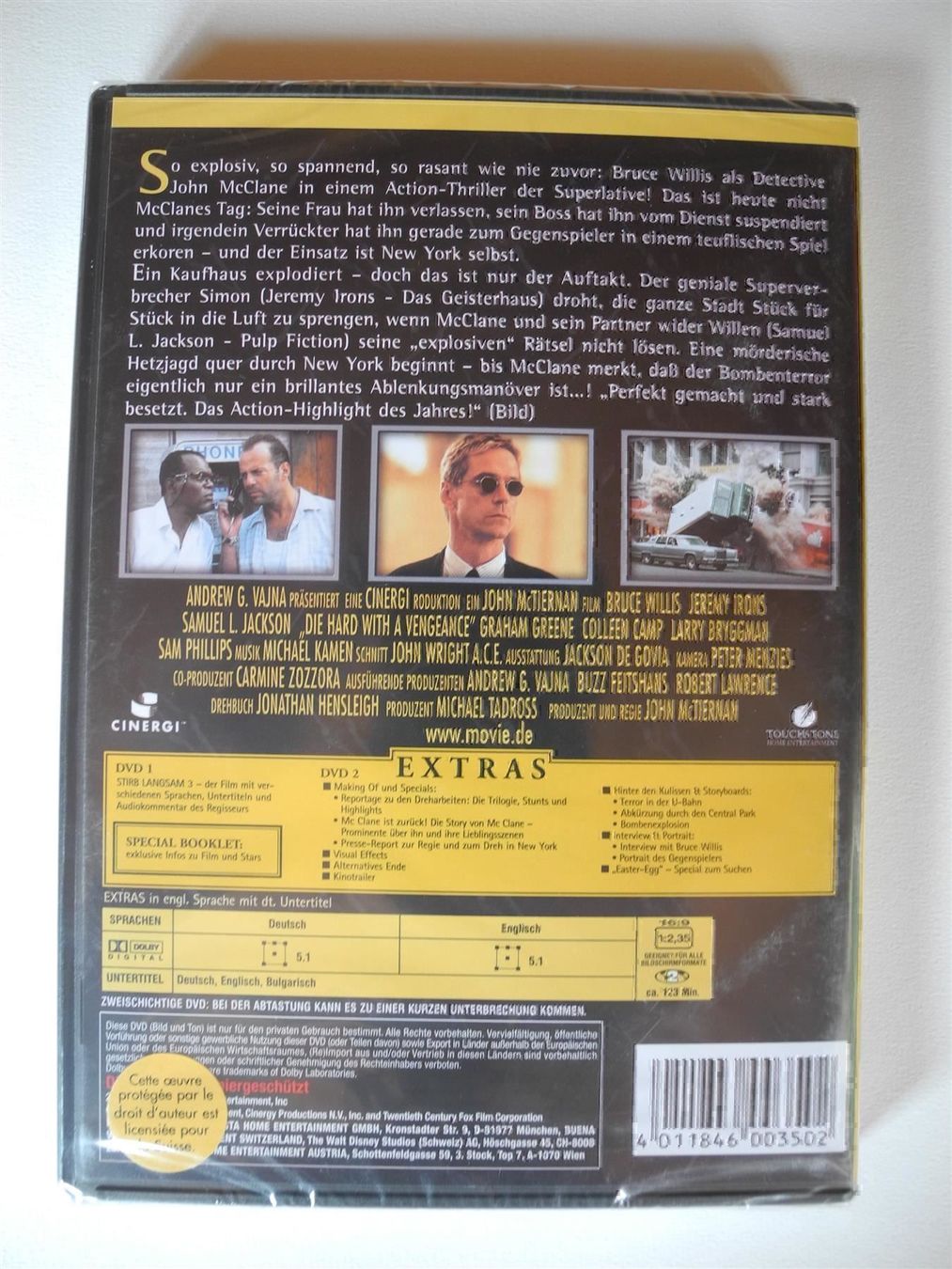 Tutti i DVDs: Stirb langsam jetzt erst recht, Nr. 546 – Nuovo e nell'imballaggio originale da Kottwil venduto da Crazyrolf 1