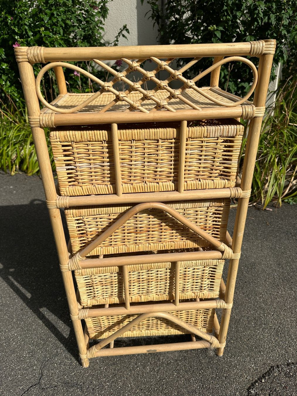 Scaffali: Rattanregal Kommode mit 4 Schubladen – Usato da Zürich venduto da atlantis77 4