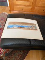 Original Lithographie von J.E.Duvanel