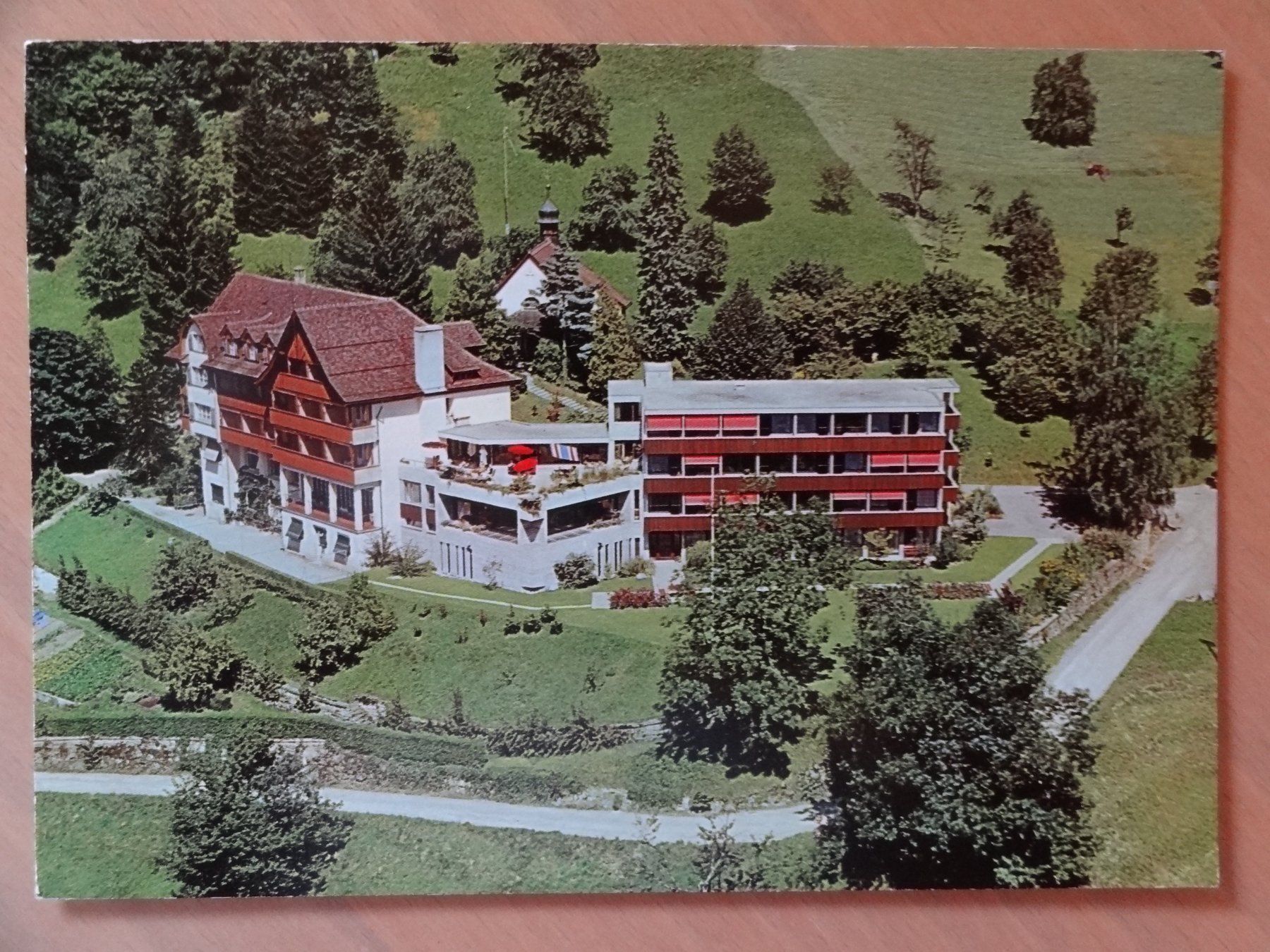 Cartoline postali: Walchwil - Haus St. Elisabeth - 1973 – Usato da St Léonard venduto da Riglin