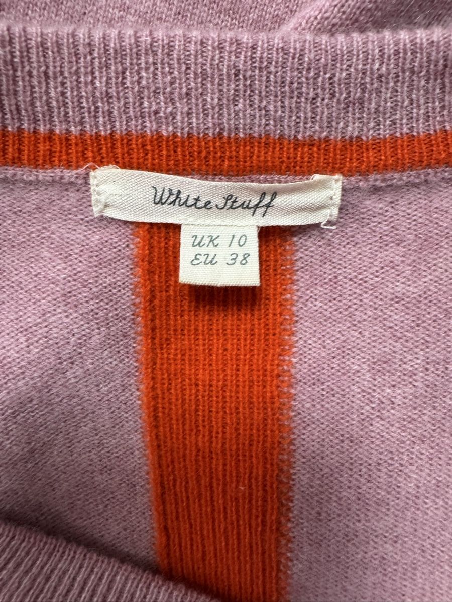 Maglioni & Felpe: Pullover White Stuff rosa Sterne Grösse 38 neuwertig – Usato da Zürich venduto da Finesse54 3